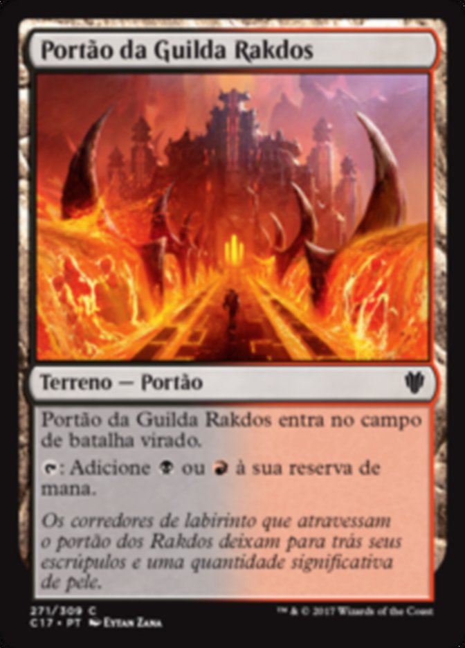 Portão da Guilda Rakdos / Rakdos Guildgate - Magic: The Gathering - MoxLand