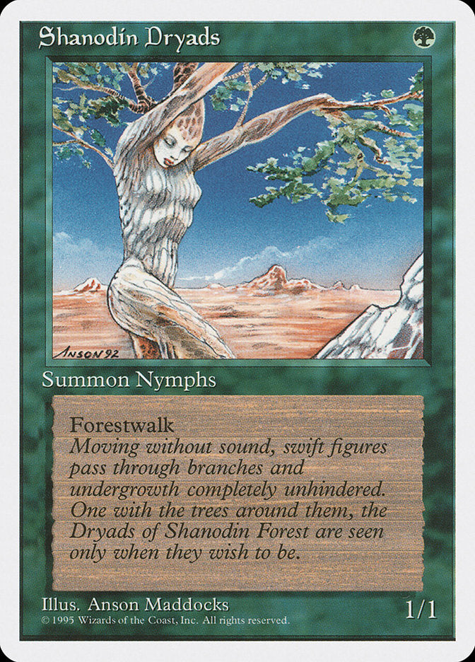 Dríades Shanodin / Shanodin Dryads - Magic: The Gathering - MoxLand