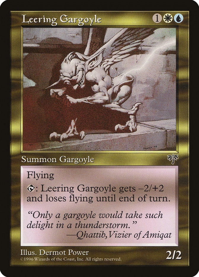 Gárgula de Olhar Malicioso / Leering Gargoyle - Magic: The Gathering - MoxLand