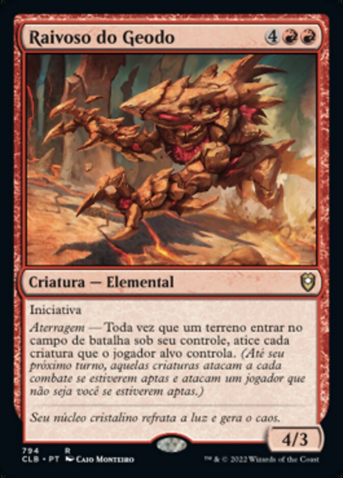 Raivoso do Geodo / Geode Rager - Magic: The Gathering - MoxLand