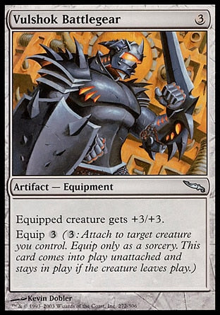 Armadura dos Vulshoques / Vulshok Battlegear - Magic: The Gathering - MoxLand