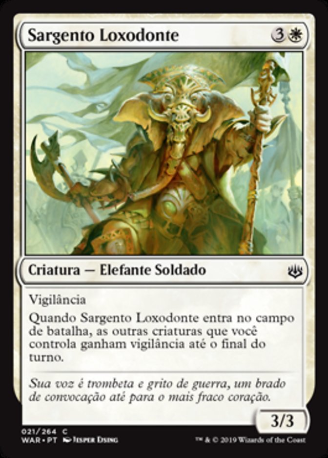 Sargento Loxodonte / Loxodon Sergeant - Magic: The Gathering - MoxLand