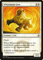 Leão de Juba Branca / Whitemane Lion - Magic: The Gathering - MoxLand
