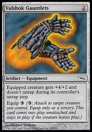 Manoplas dos Vulshoques / Vulshok Gauntlets - Magic: The Gathering - MoxLand