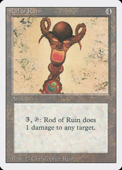 Bastão da Ruína / Rod of Ruin - Magic: The Gathering - MoxLand