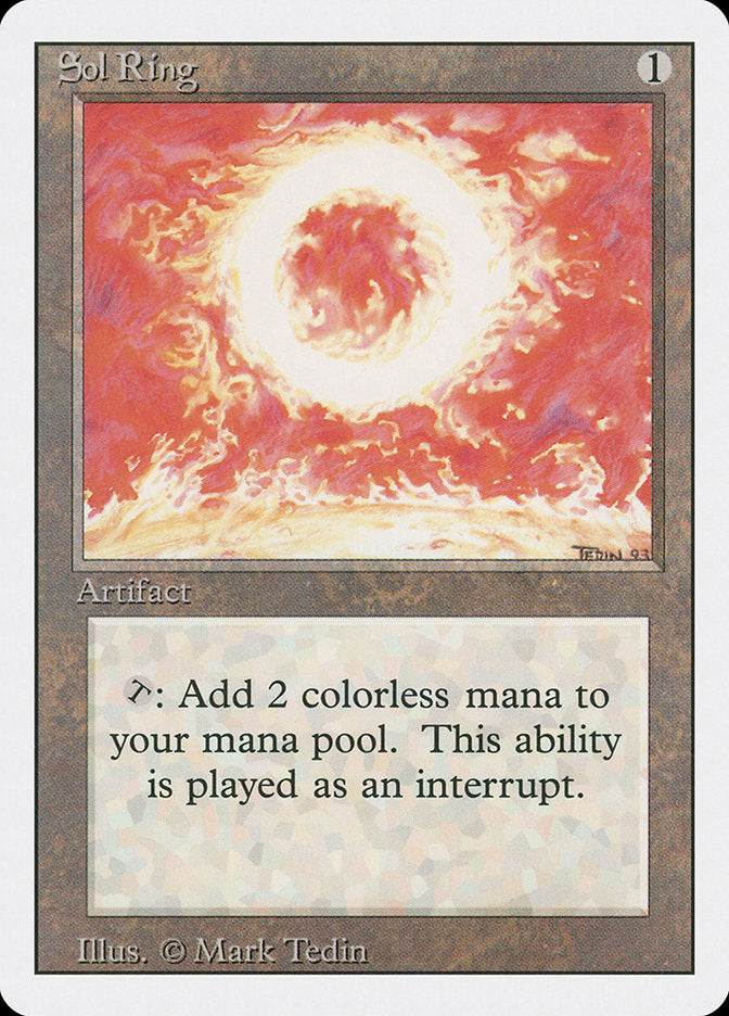 Anel Solar / Sol Ring - Magic: The Gathering - MoxLand