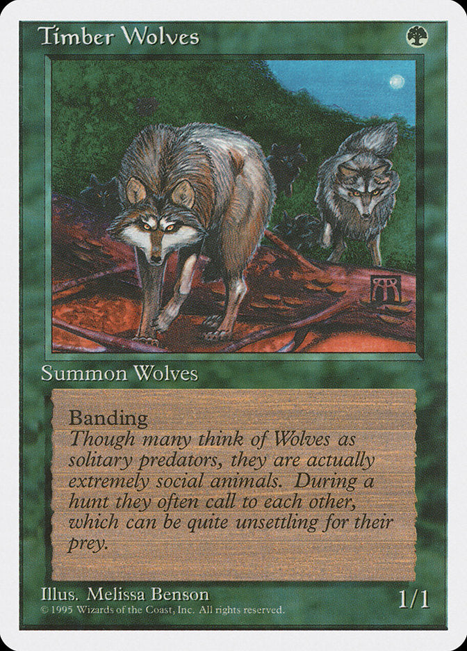 Lobos da Floresta / Timber Wolves - Magic: The Gathering - MoxLand