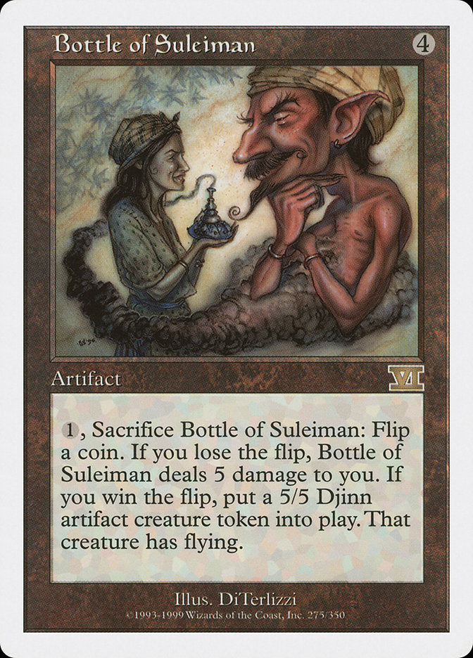 Garrafa de Suleiman / Bottle of Suleiman - Magic: The Gathering - MoxLand