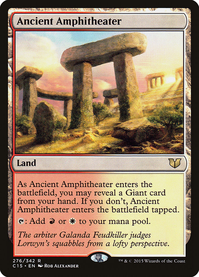 Anfiteatro Vetusto / Ancient Amphitheater - Magic: The Gathering - MoxLand