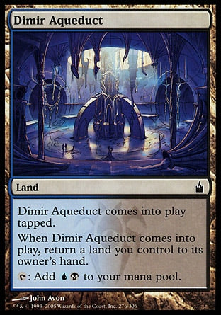 Aqueduto Dimir / Dimir Aqueduct - Magic: The Gathering - MoxLand