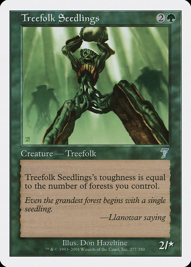 Brotos de Ents / Treefolk Seedlings - Magic: The Gathering - MoxLand