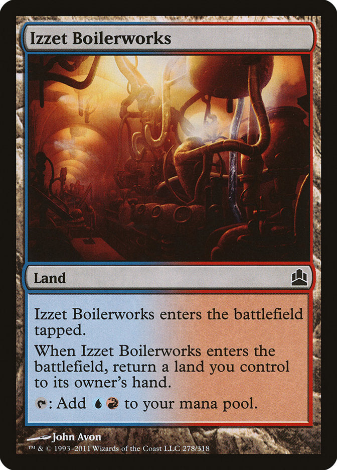 Fábrica de Caldeira Izzet / Izzet Boilerworks - Magic: The Gathering - MoxLand