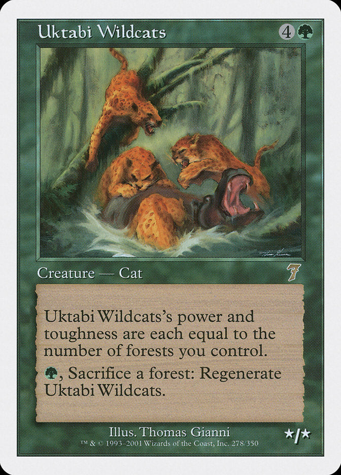 Gatos Selvagens de Uktabi / Uktabi Wildcats - Magic: The Gathering - MoxLand