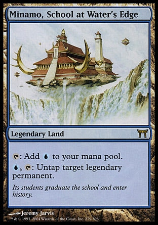 Minamo, Escola à Beira d'Água / Minamo, School at Water's Edge - Magic: The Gathering - MoxLand