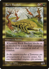 Basilisco das Rochas / Rock Basilisk - Magic: The Gathering - MoxLand