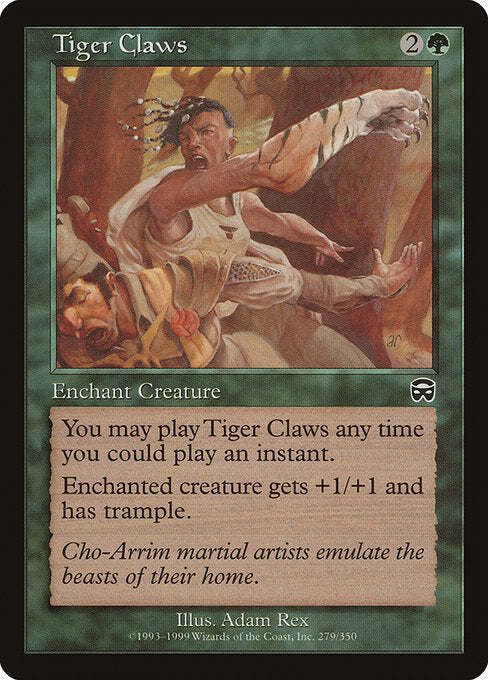 Garras do Tigre / Tiger Claws - Magic: The Gathering - MoxLand