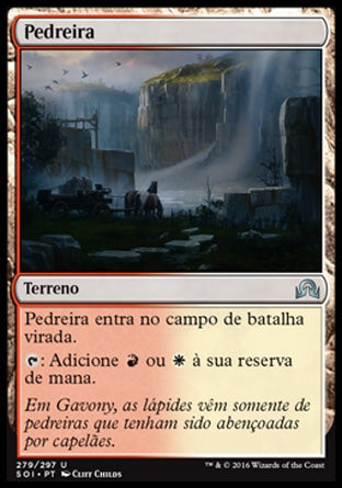 Pedreira / Stone Quarry - Magic: The Gathering - MoxLand