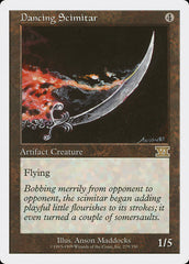 Cimitarra Dançante / Dancing Scimitar - Magic: The Gathering - MoxLand