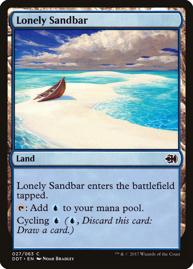 Banco de Areia Isolado / Lonely Sandbar - Magic: The Gathering - MoxLand