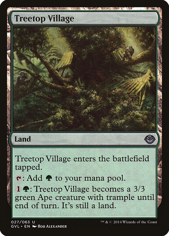 Aldeia nas Copas / Treetop Village - Magic: The Gathering - MoxLand