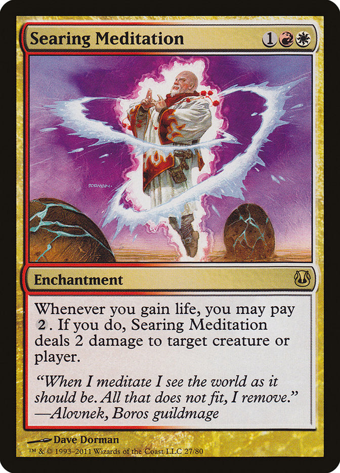 Meditação Cauterizante / Searing Meditation - Magic: The Gathering - MoxLand