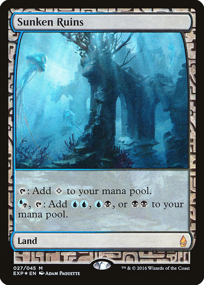 Ruínas Submersas / Sunken Ruins - Magic: The Gathering - MoxLand