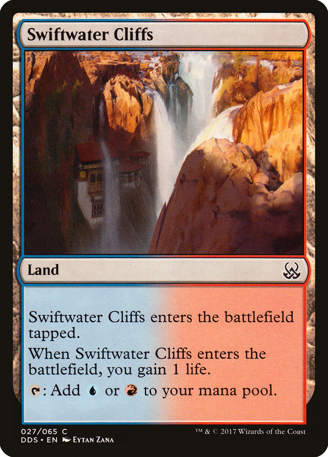 Cordilheiras das Cascatas / Swiftwater Cliffs - Magic: The Gathering - MoxLand