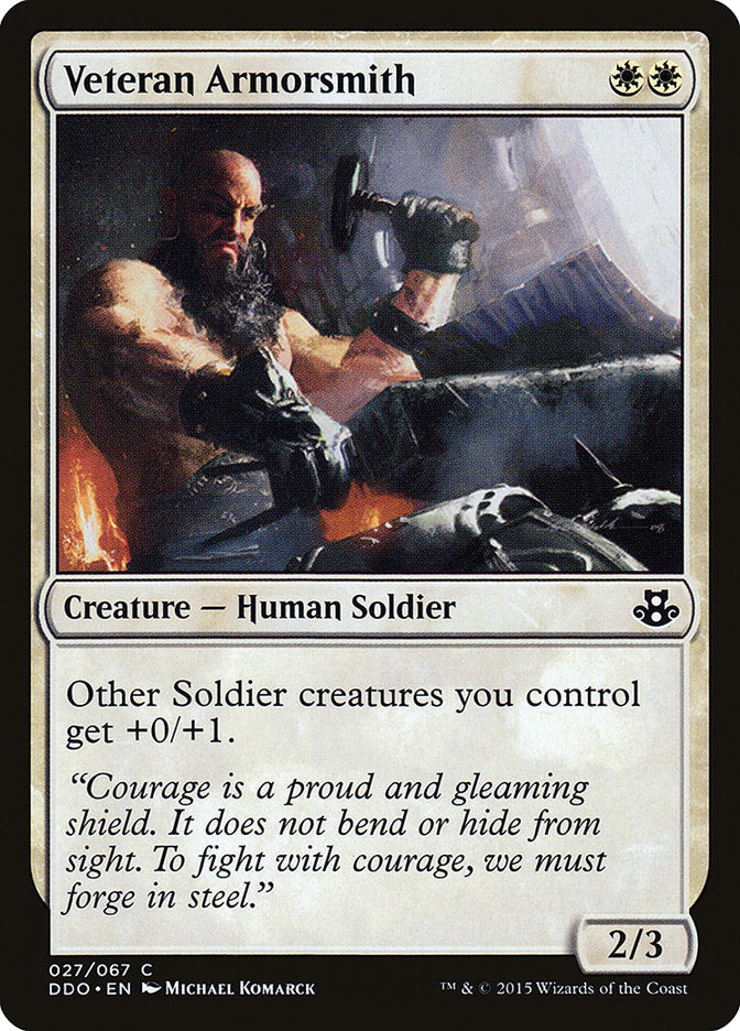 Forjador de Armadura Veterano / Veteran Armorsmith - Magic: The Gathering - MoxLand