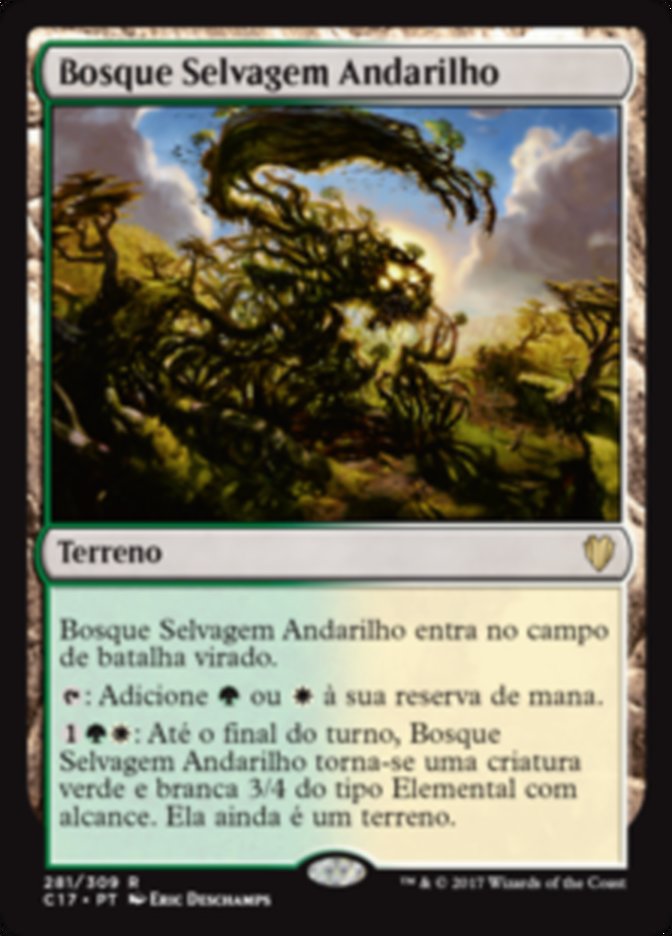 Bosque Selvagem Andarilho / Stirring Wildwood - Magic: The Gathering - MoxLand