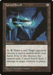 Pergaminho Amaldiçoado / Cursed Scroll - Magic: The Gathering - MoxLand