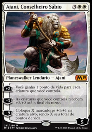 Ajani, Conselheiro Sábio / Ajani, Wise Counselor - Magic: The Gathering - MoxLand