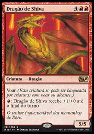 Dragão de Shiva / Shivan Dragon - Magic: The Gathering - MoxLand