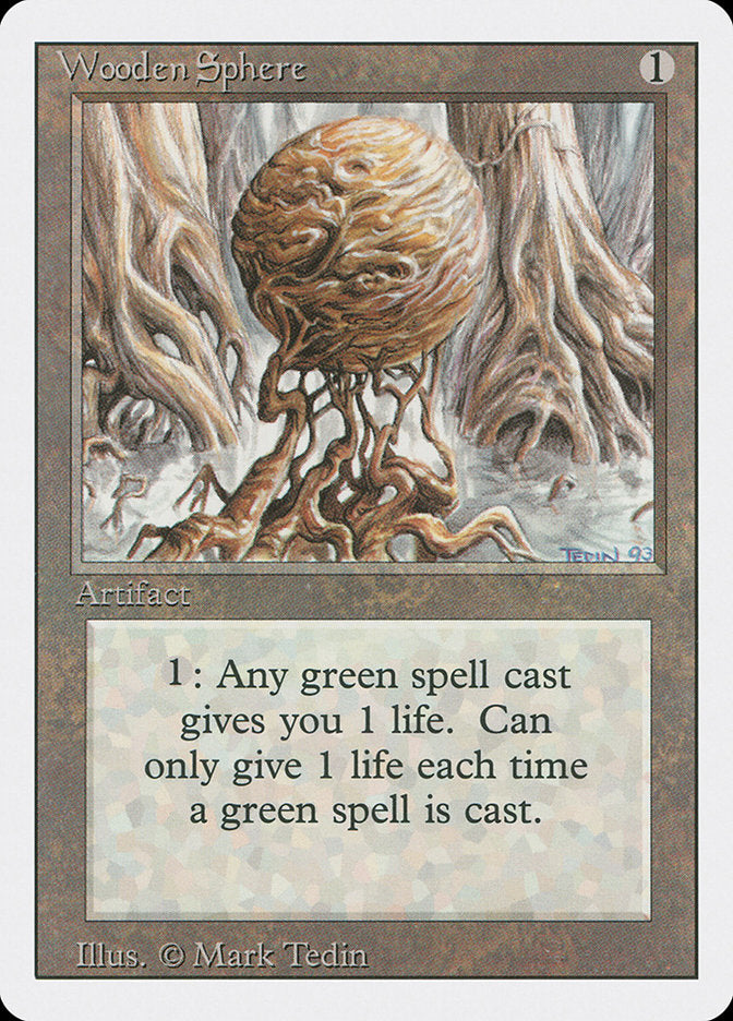 Esfera de Madeira / Wooden Sphere - Magic: The Gathering - MoxLand