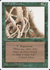 Barreira de Sarças / Wall of Brambles - Magic: The Gathering - MoxLand