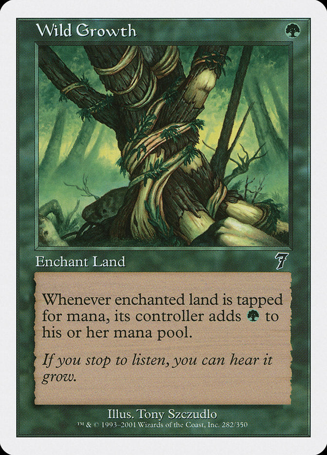 Crescimento Virente / Wild Growth - Magic: The Gathering - MoxLand