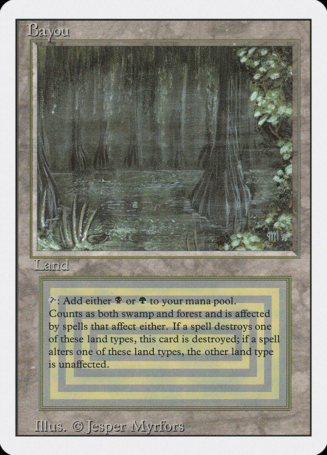 Bayou / Bayou - Magic: The Gathering - MoxLand