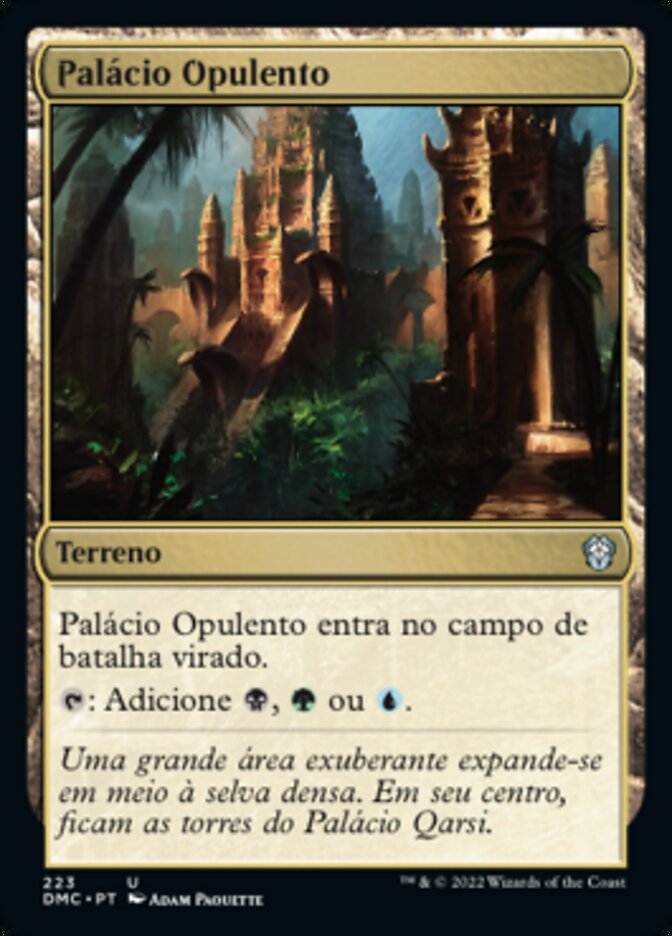 Palácio Opulento / Opulent Palace - Magic: The Gathering - MoxLand