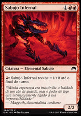 Sabujo Infernal / Fiery Hellhound - Magic: The Gathering - MoxLand