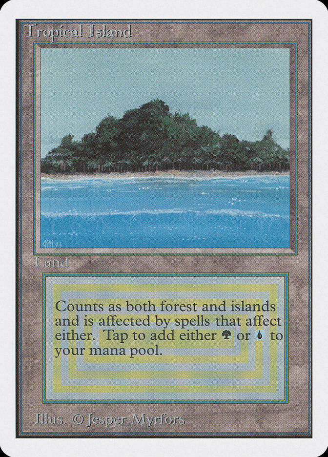 Tropical Island / Tropical Island - Magic: The Gathering - MoxLand