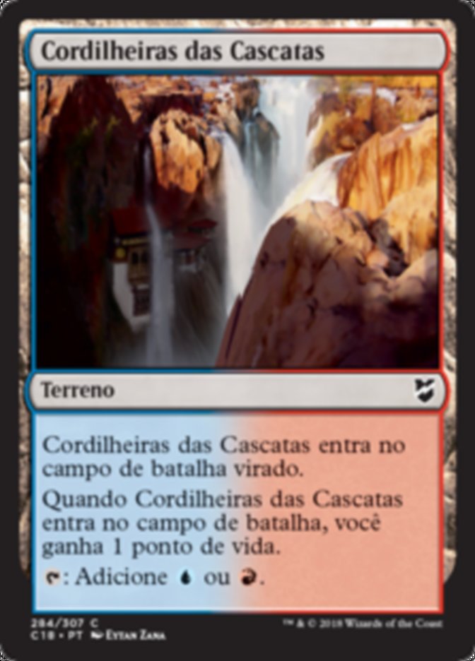 Cordilheiras das Cascatas / Swiftwater Cliffs - Magic: The Gathering - MoxLand