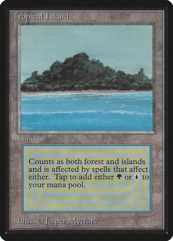 Tropical Island / Tropical Island - Magic: The Gathering - MoxLand