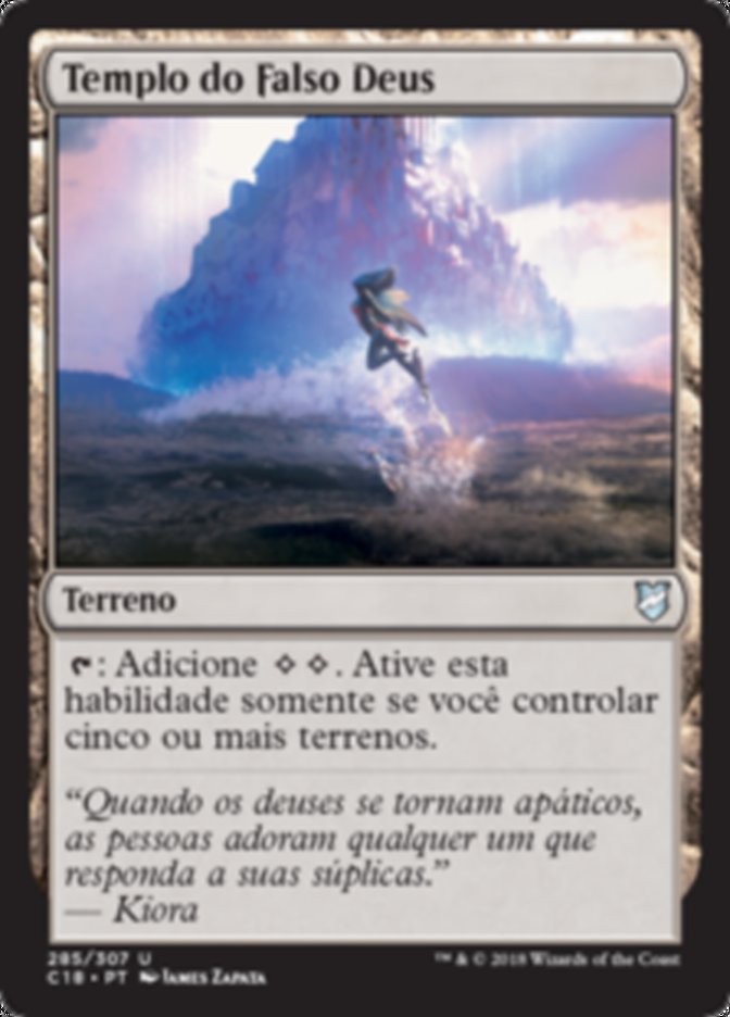 Templo do Falso Deus / Temple of the False God - Magic: The Gathering - MoxLand