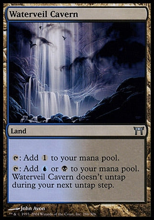 Caverna do Véu d'Água / Waterveil Cavern - Magic: The Gathering - MoxLand