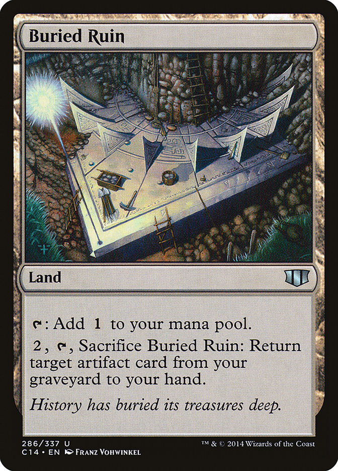 Ruína Enterrada / Buried Ruin - Magic: The Gathering - MoxLand