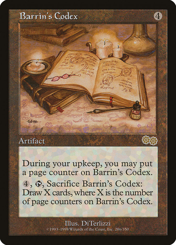 Codex de Barrin / Barrin's Codex - Magic: The Gathering - MoxLand