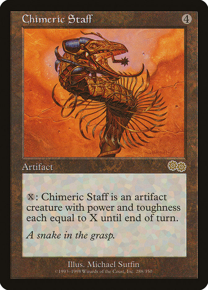 Bastão Quimérico / Chimeric Staff - Magic: The Gathering - MoxLand