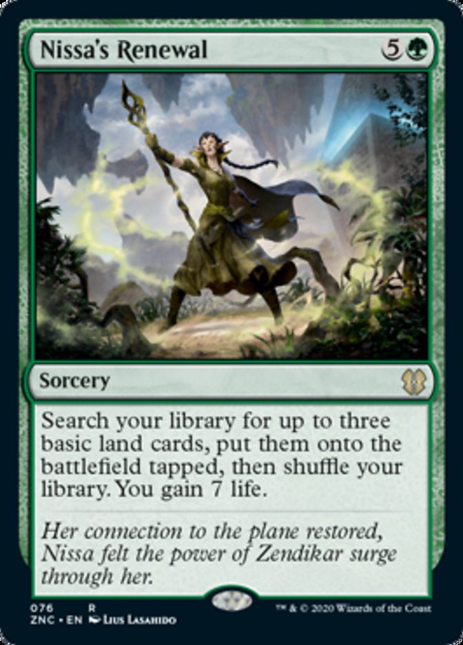 Renovação de Nissa / Nissa's Renewal - Magic: The Gathering - MoxLand