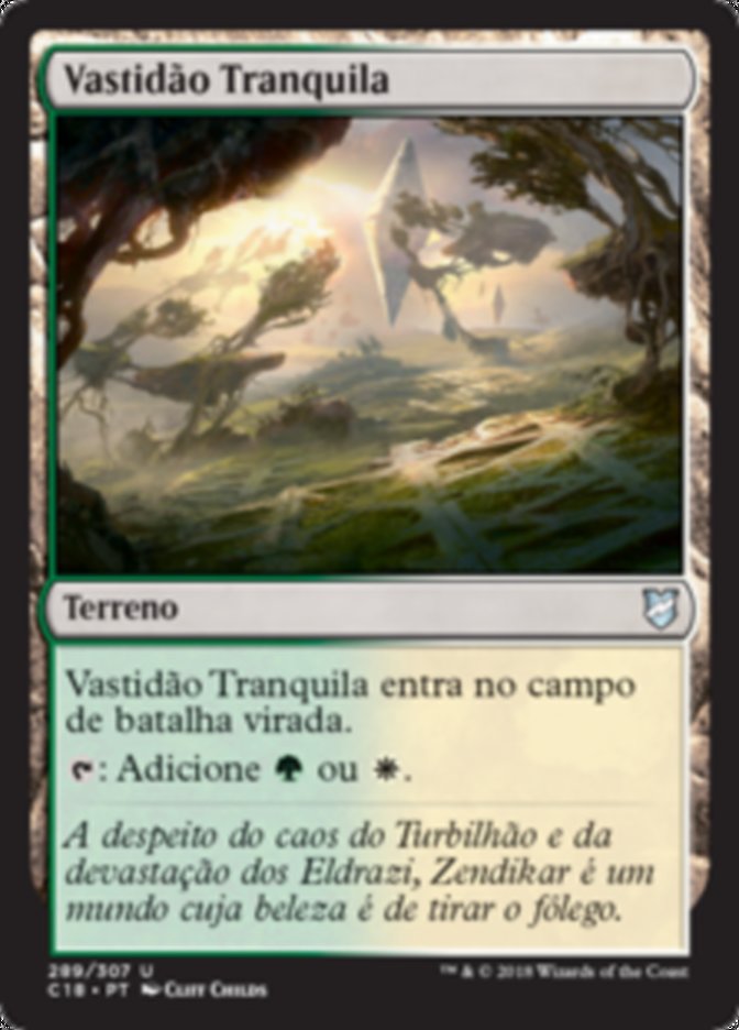 Vastidão Tranquila / Tranquil Expanse - Magic: The Gathering - MoxLand