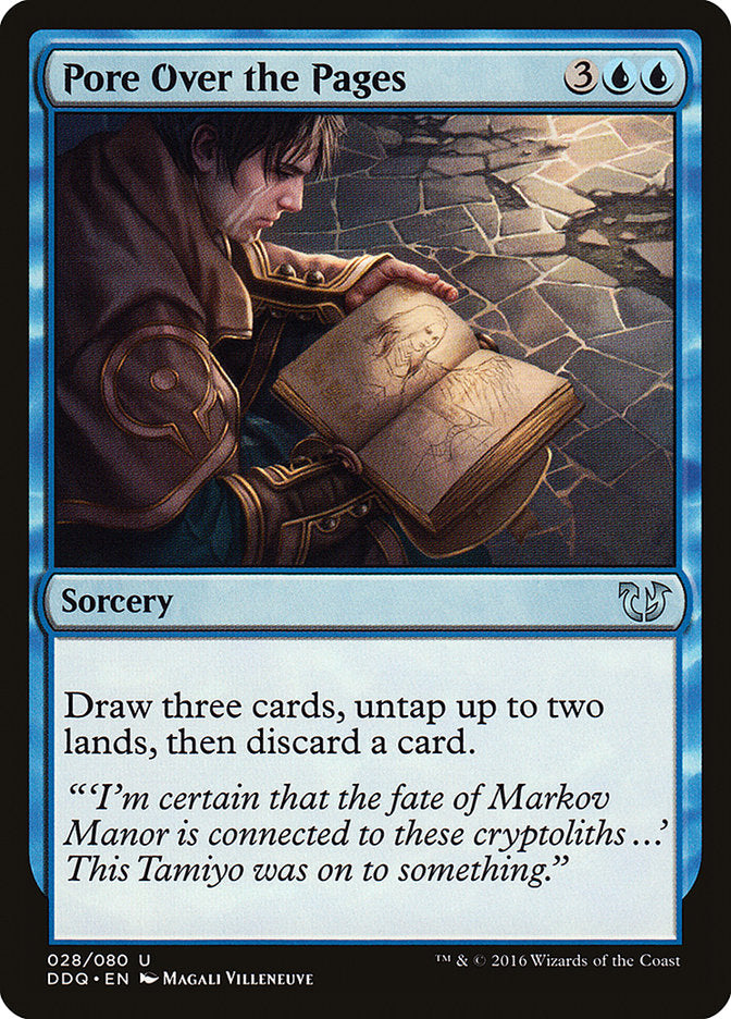 Meditar sobre as Páginas / Pore Over the Pages - Magic: The Gathering - MoxLand