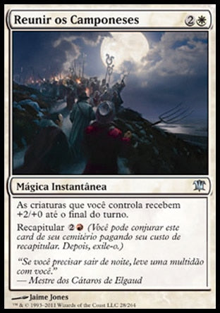 Reunir os Camponeses / Rally the Peasants - Magic: The Gathering - MoxLand